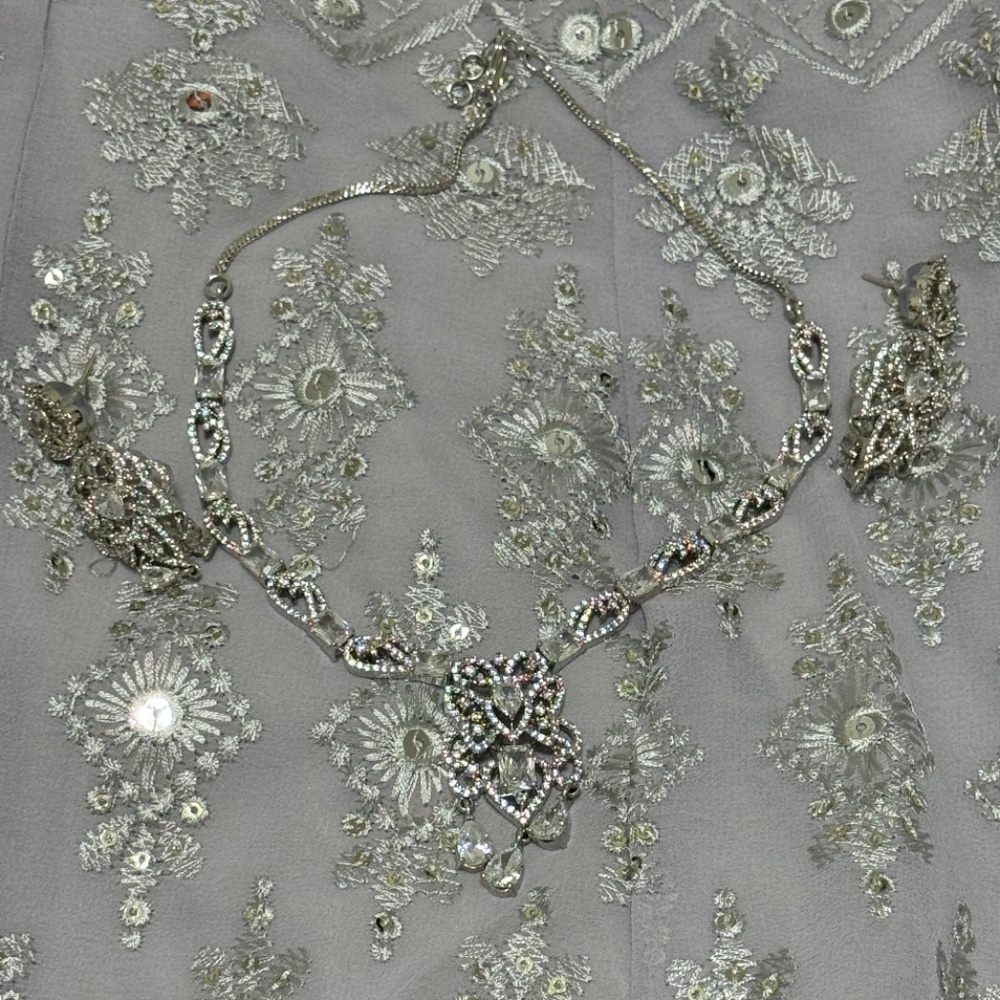 Silver Diamond & Other Matching Jewelry Options